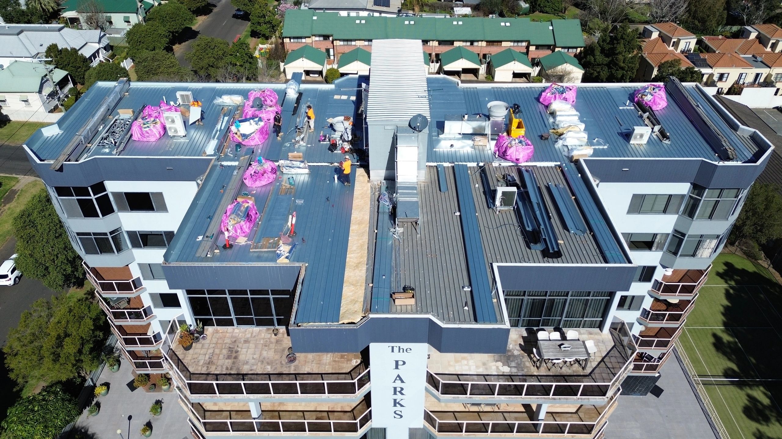 Roofing installation