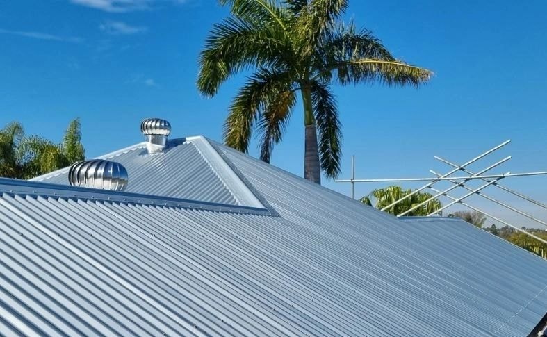 Completed roofing project